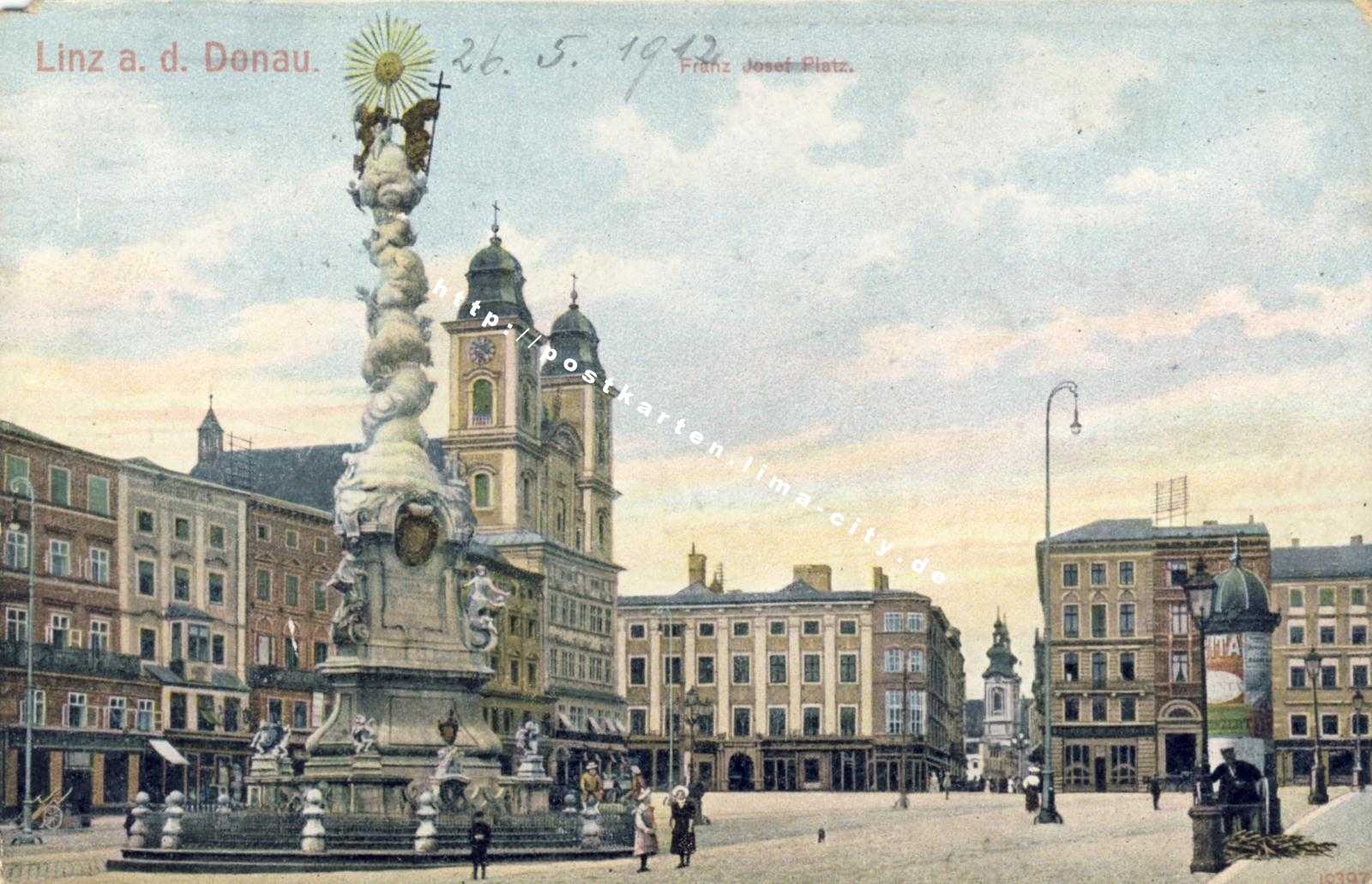 Linz - Franz Josef Platz 1912